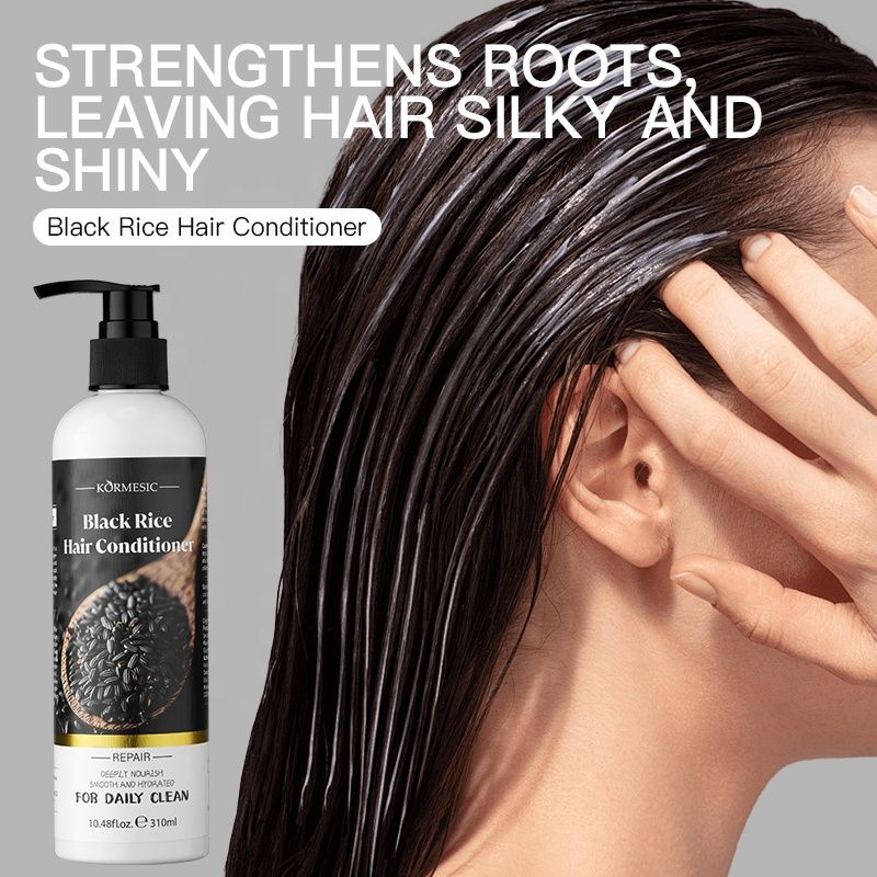 black rice hair shampoo
