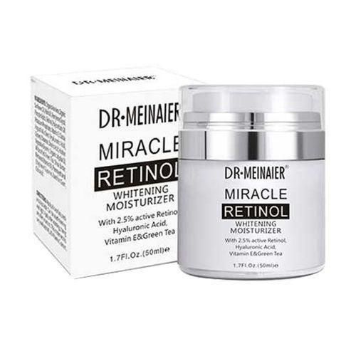 DR MEINAIER Miracle RETINOL Moisturizer Cream With Hyaluronic acid & Green Tea. Anti Wrinkles, Make skin Radiant, Evens the skin tone, Soften & Make skin young