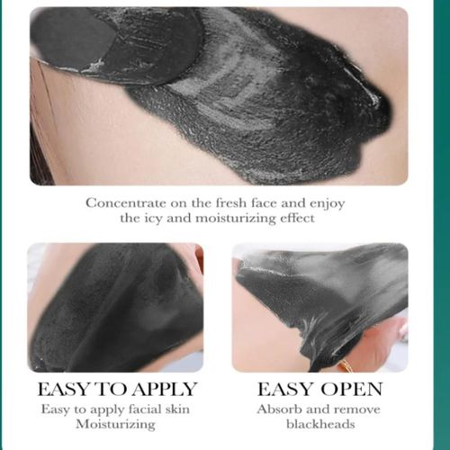 SADOER Aloe Vera & Bamboo Charcoal Peel-Off Mask – Blackhead Remover, Oil Control & Acne Care