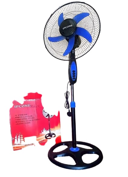 IPCONE 16 Inch Floor Standing Fan - Height,Tilting Angle Adjustment HT-FS-1802