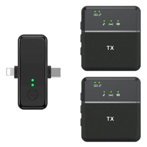 SX31 3 In 1 Lavalier 2.4G Wireless Noise Reduction Mic SX31 With Dual