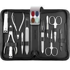 12Pcs Manicure Set & Pedicure Kit -Stainless Steel/Silver-12pcs