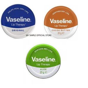 Vaseline Lip Therapy 20g Choose Original, Aloe Vera, Cocoa Butter, Rosy Lips