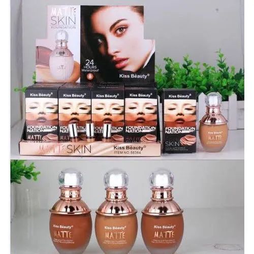 Kiss Beauty Nation Matte Skin Waterproof Foundation Perfecting Makeup view 2