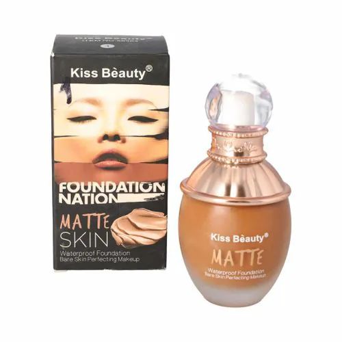 Kiss Beauty Nation Matte Skin Waterproof Foundation Perfecting Makeup view 3
