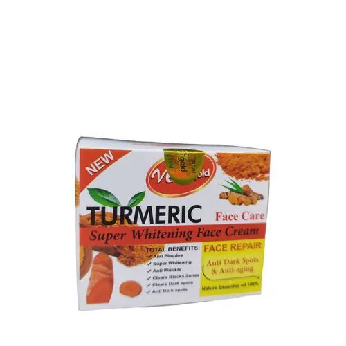 VEET GOLD Tumeric Super Whitening Face Cream 100g Anti- Pimples Super Whitening Anti-Wrinkle Clears Dark Spots Clears Black Zones Turmeric Face Cream and Moisturizers