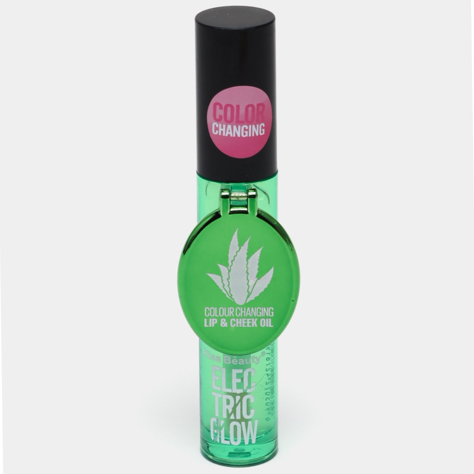 Electric Glow Colour Changing Lip & Cheek Oil with Mirror featuring Aloe Vera Magic Kiss Beauty Makeup Hydrating Plumping Lip Gloss Coat For Cute Makeup Lipsticks Clear Serum Fruit Lip Balm Oils