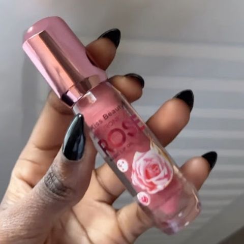Hyaluronic Acid Rose Magic Lip Oil Colour Changing Kiss Beauty Makeup Hydrating Plumping Lip Gloss Coat For Cute Makeup Lipsticks Clear Serum Fruit Lip Balm Oils