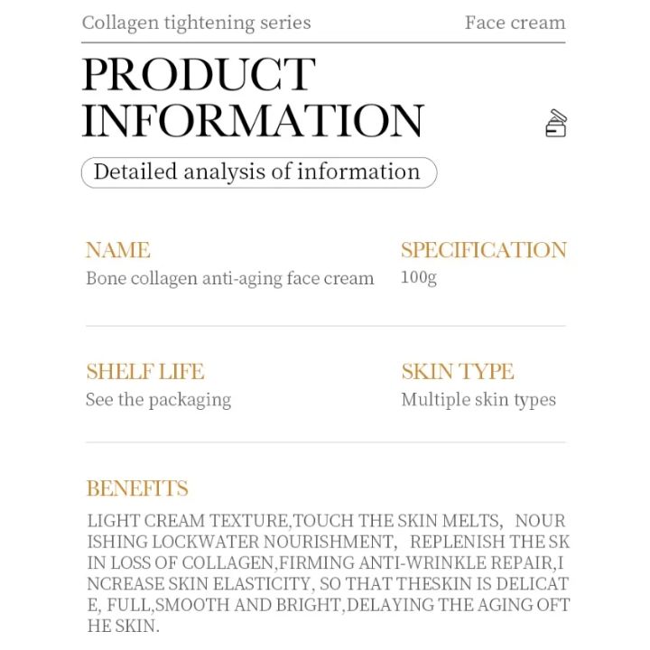 2 IN 1 SADOER Collagen Anti Aging Face Cream + Collagen Hand Cream - Anti Wrinkles And Fine Lines, Intensive hydration, Anti-aging, Brighten skin tone, Acne fade/ repair essence, Contains collagen