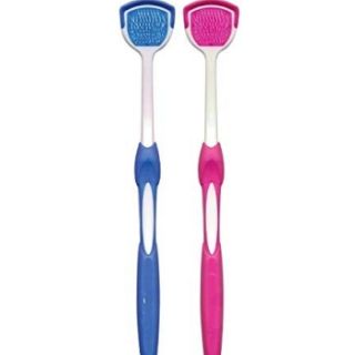 1/2 Pcs Tongue scraper Cleaner, suitable for adults and children, provides healthy oral care, is easy to use, and helps combat bad breath. Travel portable cleaner coating cleaning brush - Formula