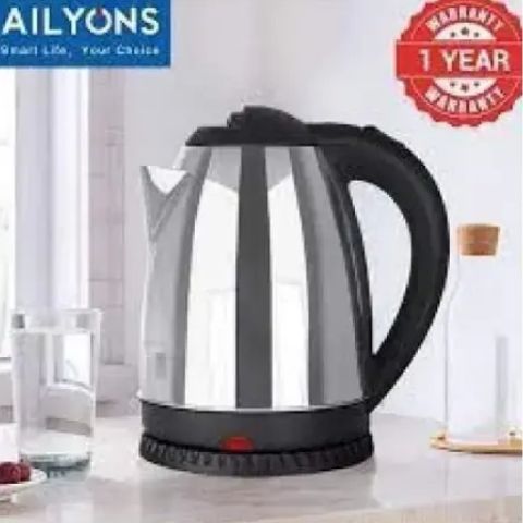 AILYONS 2L Electric Kettle Water Heater & Boiler Jug- coil less water kettle heating water boiling jug , Auto-Shutoff and Boil-Dry Protection, Stainless Steel