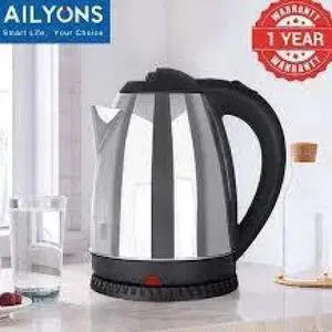 AILYONS 2 L Electric Kettle Water Heater & Boiler Jug Rapid Heating Stainless Steel Kettle 2 litres stainless steel ailyons kettle Durable stainless steel body.