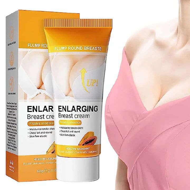 SADOER Enlarging Breast Cream Women's Chest Plumping and Lifting Cream Papaya Breast Enlargement Cream Breast Enhancement Cream Natural Firm Breast Enhancers Nourishing and Pushing Up Breast Lifter