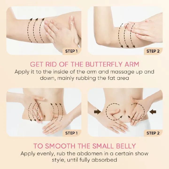 SADOER Slimming Cream Lose Weight Management Fat Burning Body Shaping Thigh & Belly Fat Fast Acting Weight Loss Cellulite Treatment Natural Extract Firming Cream