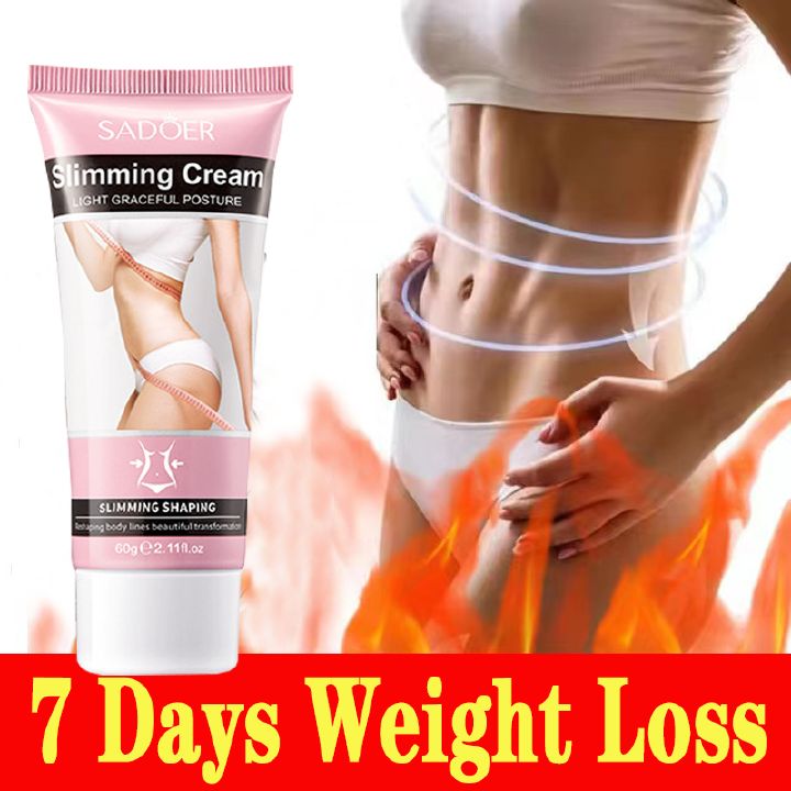 SADOER Slimming Cream Lose Weight Management Fat Burning Body Shaping Thigh & Belly Fat Fast Acting Weight Loss Cellulite Treatment Natural Extract Firming Cream