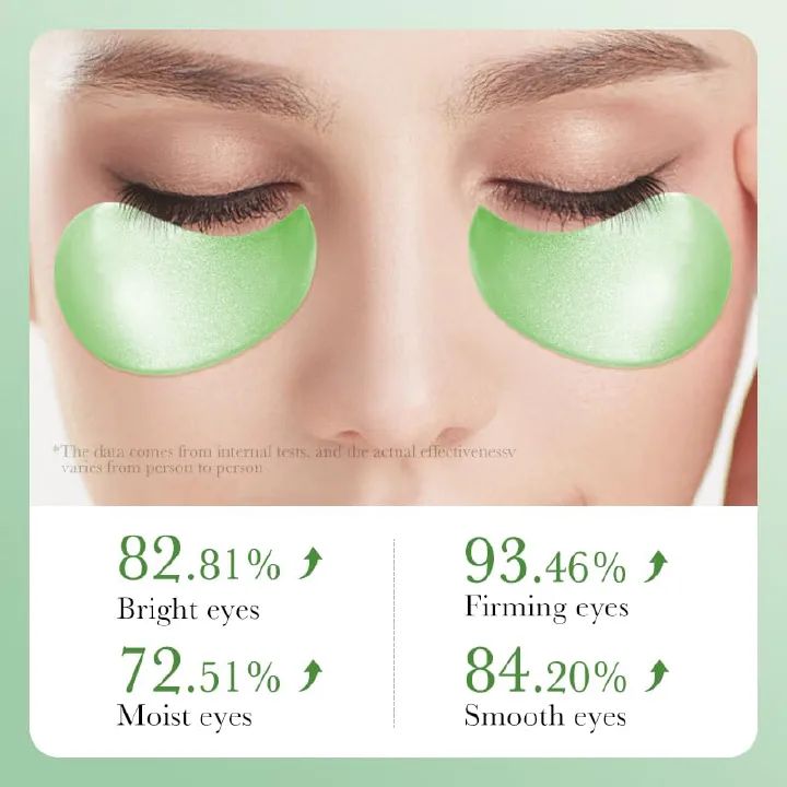 SADOER Aloe Vera Eye Mask, 60 PCS Under Eye Patches for Dark Circles & Puffiness, Aloe Collagen Soothing Eye Mask Reduces Eye Bags & Wrinkles, Firm Eye Skin - Pure Natural Material Extraction 30 pairs