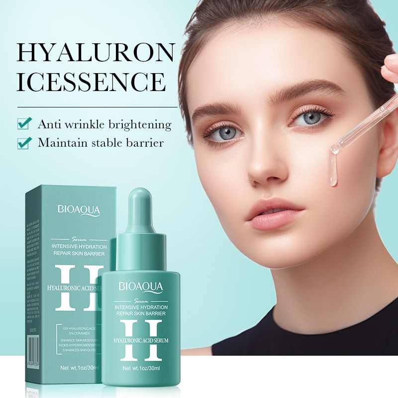 BIOAQUA Hyaluronic Acid Serum For Improved Skin Firmness, Even Skin Tone, Achieve Bay Soft Skin Helps Moisturize, Resist Wrinkles, Aging Face Facial Skin Care Essence