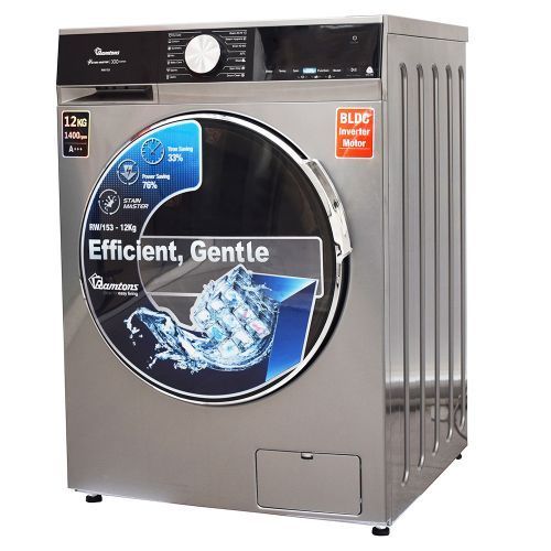 Ramtons RW/153- 12KG Front Load Washing Machine-Dark Silver (1YR WRTY)