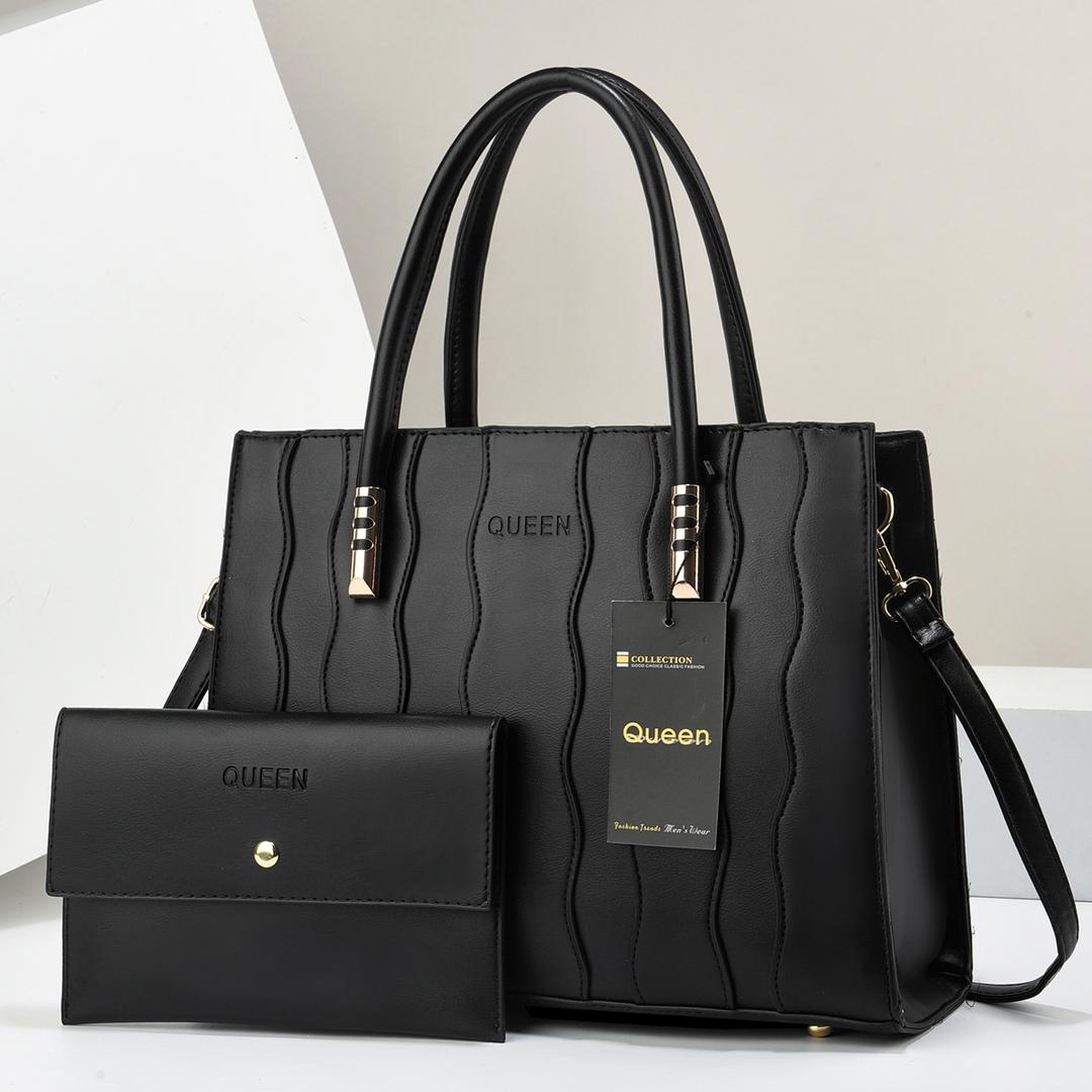 New arrival⚡ High quality  PU leather 2 in 1 women's/ladies 🔥 fashion🔥🔥 handbag
