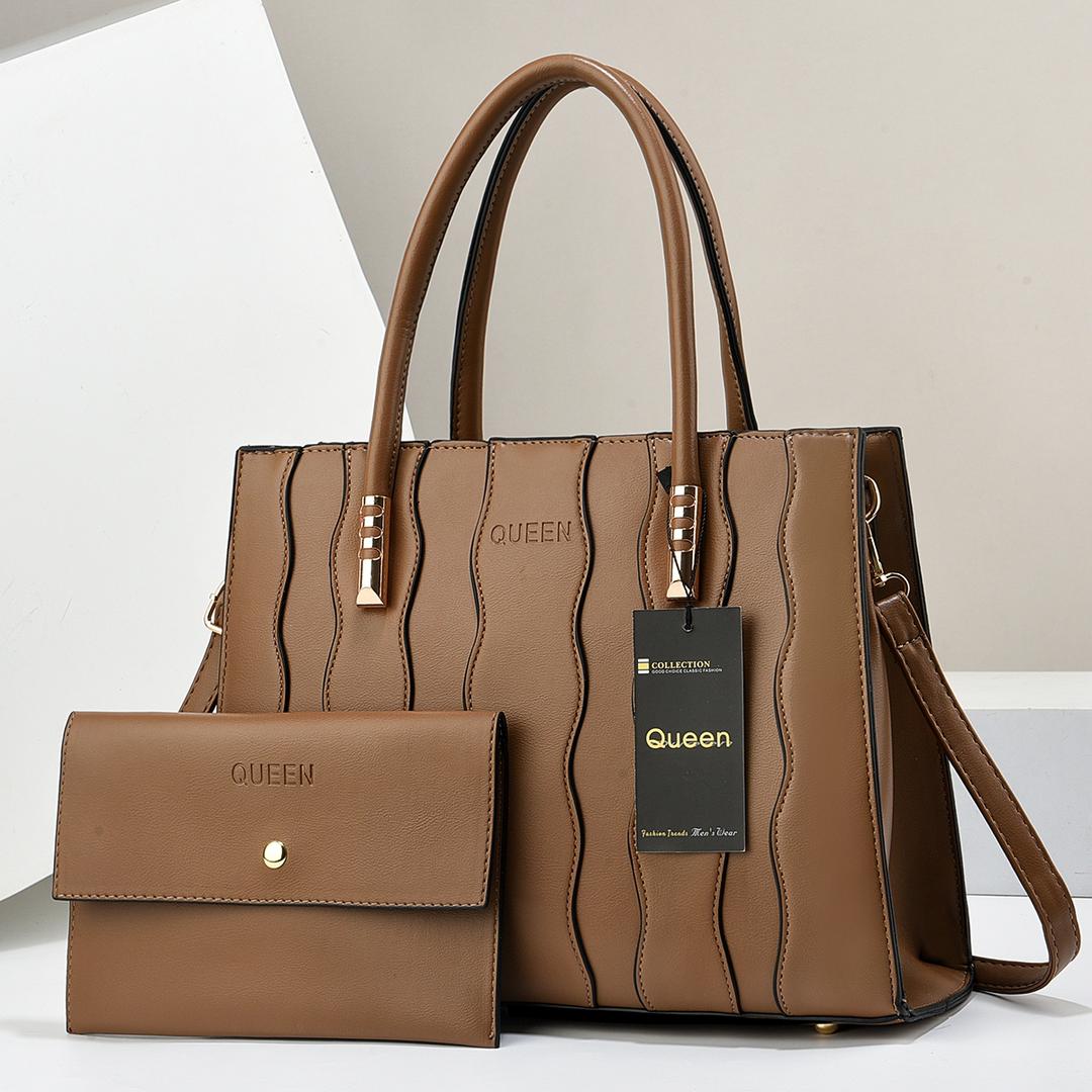 New arrival⚡ High quality  PU leather 2 in 1 women's/ladies 🔥 fashion🔥🔥 handbag