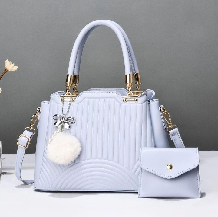 New arrival⚡ High quality  PU leather 3 in 1 women's/ladies 🔥 fashion🔥🔥 handbag
