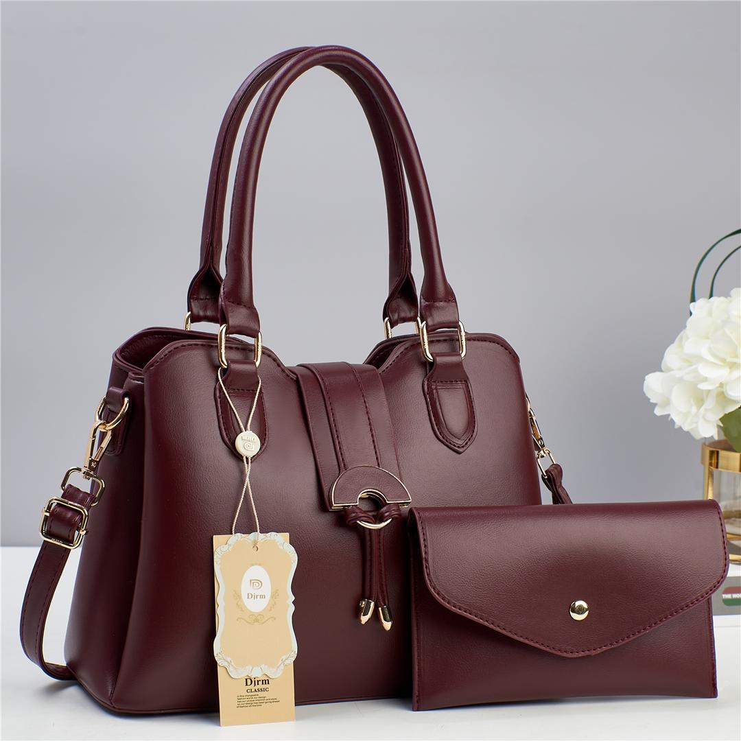 New arrival⚡ High quality  PU leather 3 in 1 women's/ladies 🔥 fashion🔥🔥 handbag