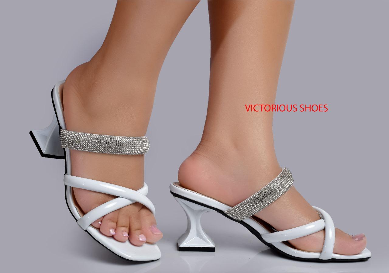 Victorious Quality 🔥 leather fashionable   ladies 💥Victorious  women Heels official shoes 💯