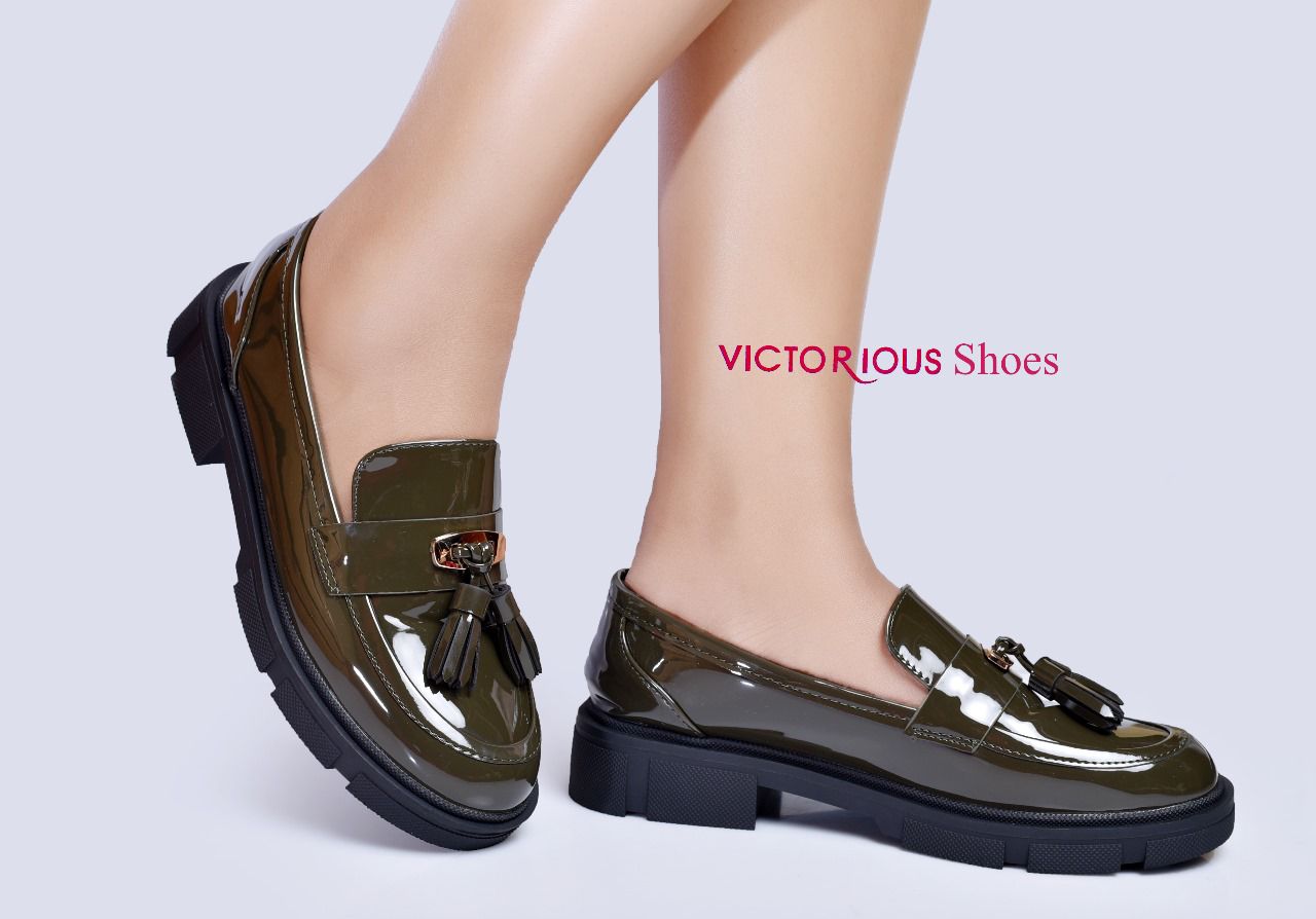 Taiyu Quality 🔥 leather fashionable Victorous ladies 💥  women Brogues  official shoes 💯