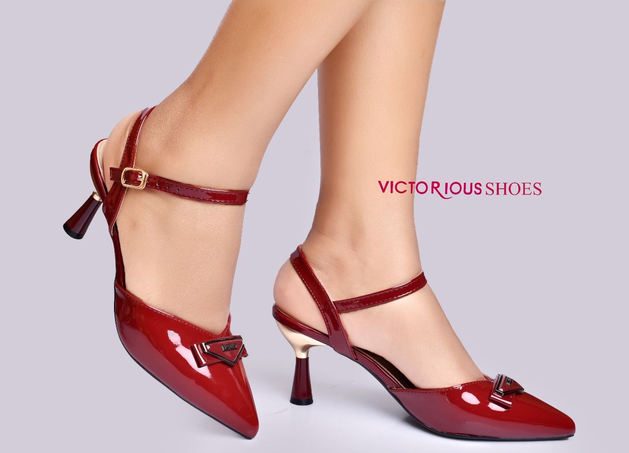 Victorious Quality 🔥 leather fashionable Victorious  ladies 💥  women Heels official shoes 💯