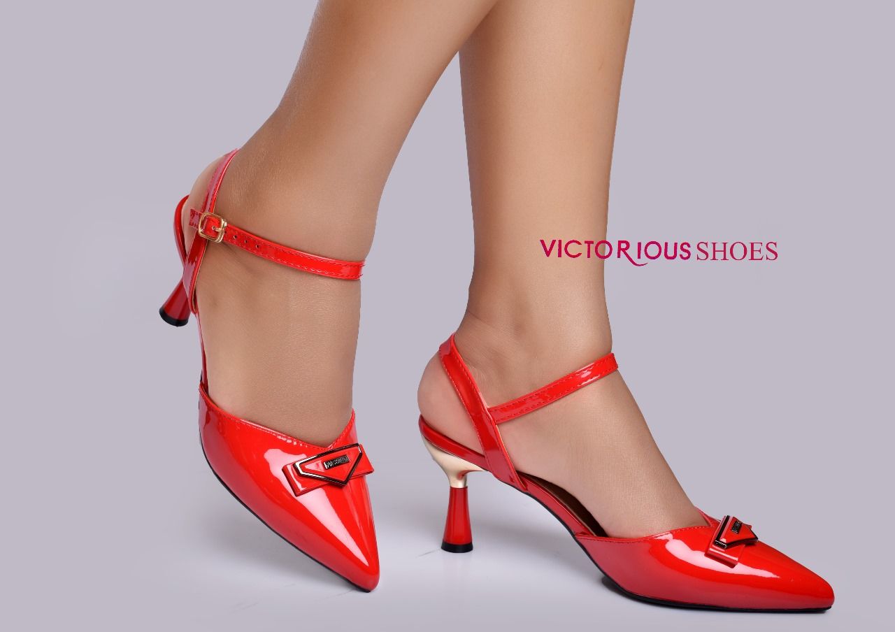 Victorious Quality 🔥 leather fashionable Victorious  ladies 💥  women Heels official shoes 💯