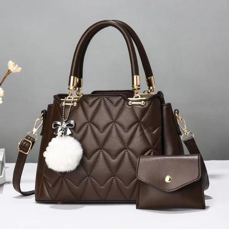 New arrival⚡ High quality  QUEEN  2 in 1PU leather women's/ladies 🔥 fashion🔥🔥 handbag