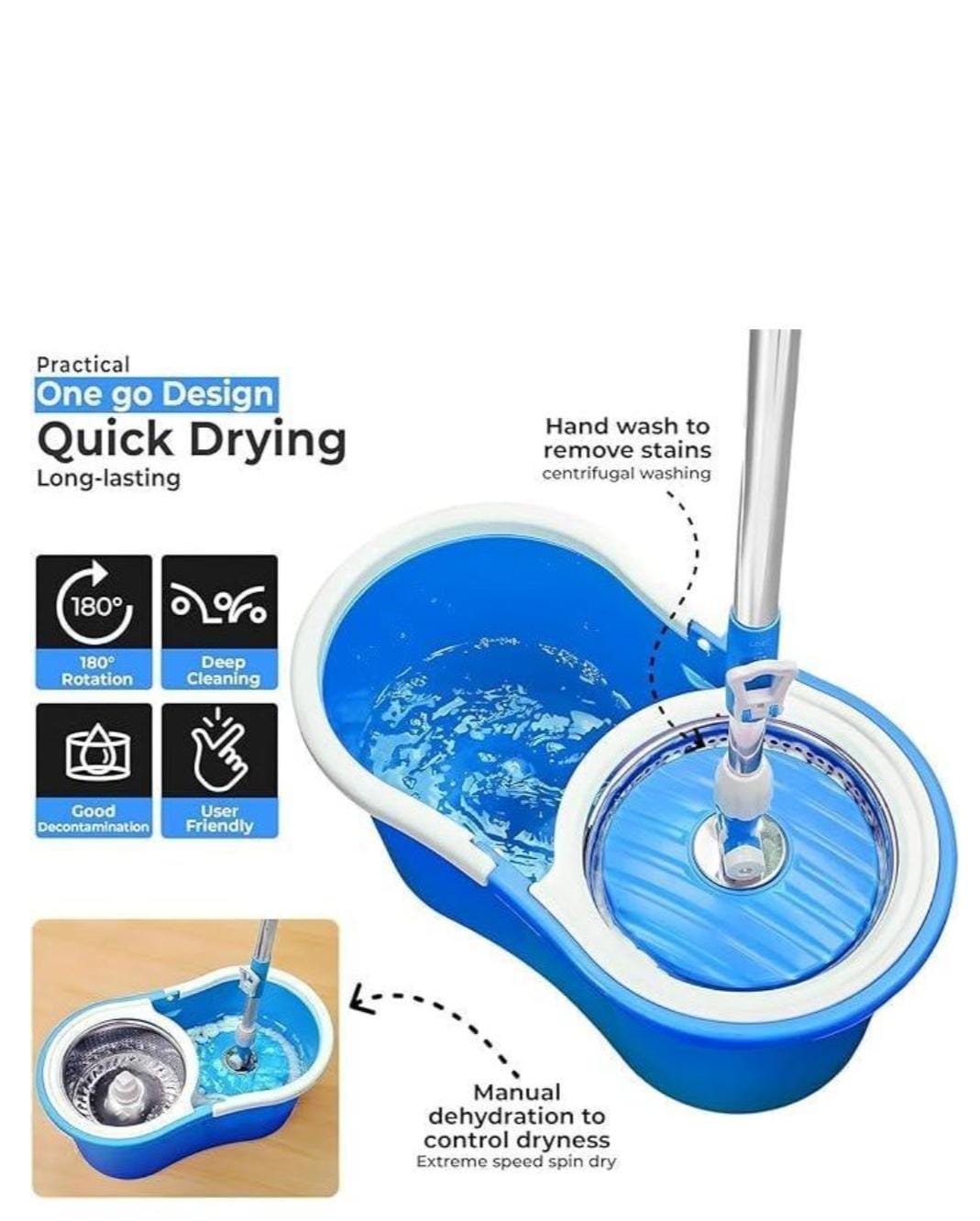 360 rotating Metallic Spin Mop and Bucket set🔥🔥🔥🔥🔥🔥floor cleaning