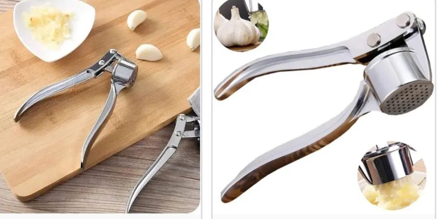 Stainless Steel Garlic Press – Heavy Duty Crusher
Crush garlic effortlessly in seconds with this premium stainless steel garlic press. Designed for strength and comfort, it gives you finely minced ga