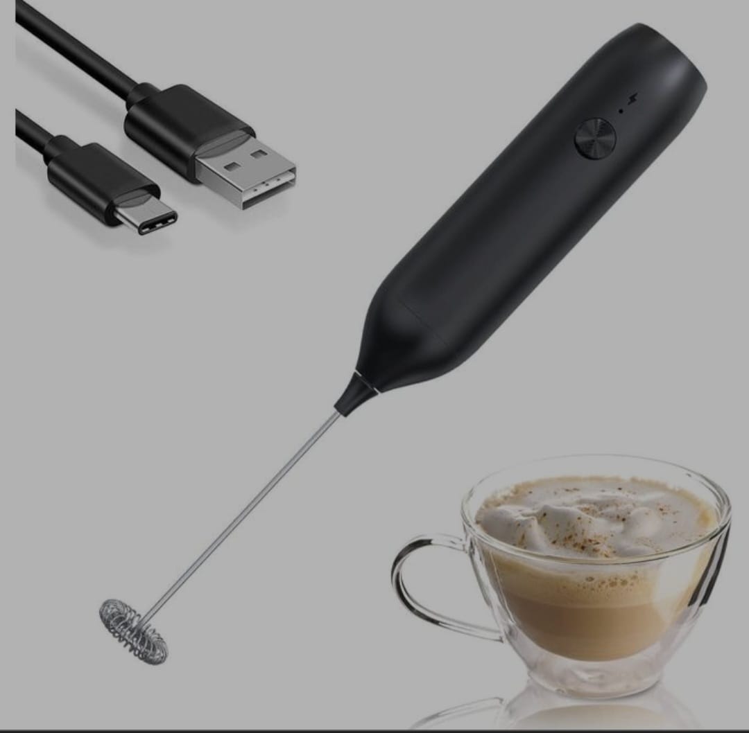 New Arrivals Electric Milk Frother Perfect for frothing milk to make cappuccinos, lattes, macchiatos, and hot chocolate.
✅Powerful motor creates rich, creamy foam in just seconds.
✅Lightweight