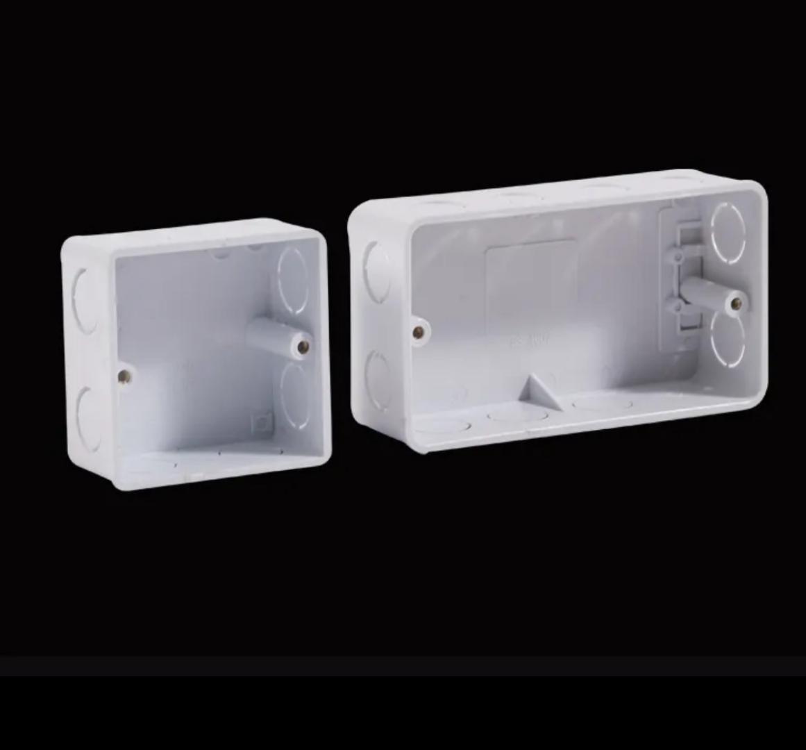 Pattress or Switch or Socket boxes White