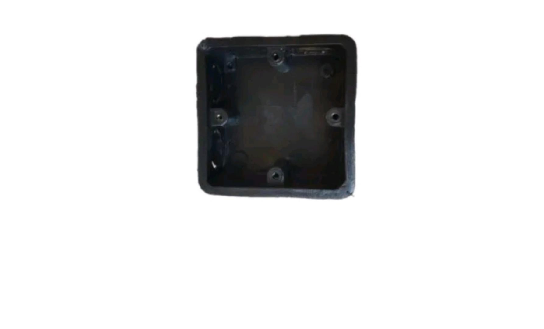 Pattress or Electrical Switch or Socket boxes, Black