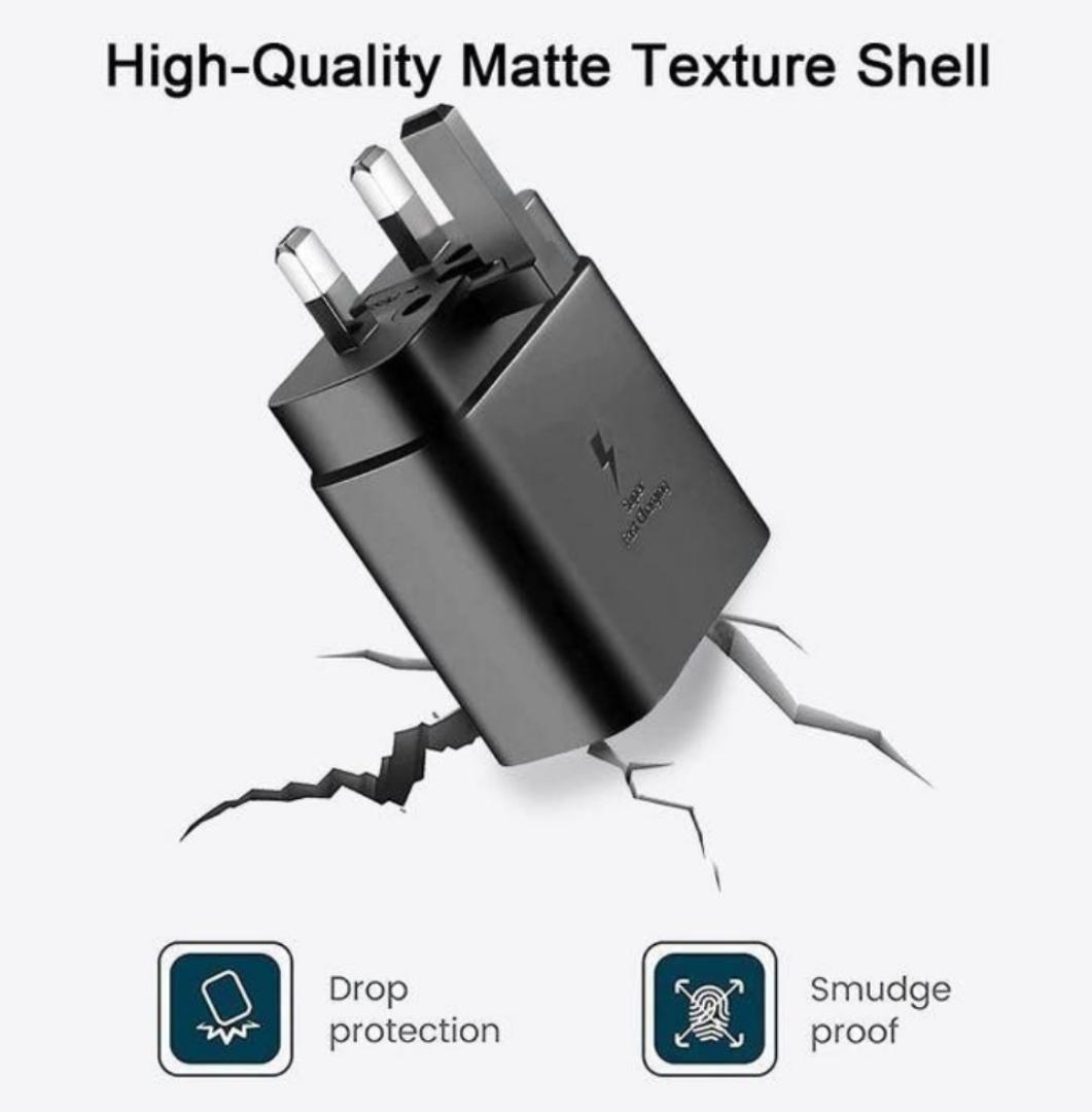 Samsung Galaxy S25, S25 plus, S25 Ultra Original 45 Watts Power Delivery charger
