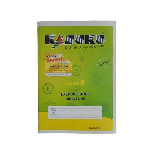 Kasuku Exercise Book A4 Square Line 96pages  -12pcs [1 Dozen]