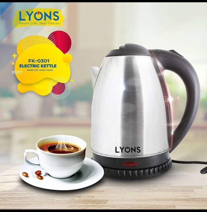 KILLMALL SPECIAL OFFERS BEST PRICES ONLY AILYONS 1.8 LITRES ALYONS ELECTRIC KETTLE Now Available Affordable Yet Long Lasting