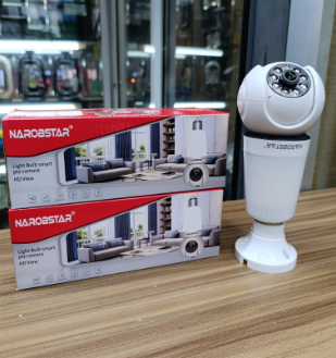 Ptz Smart Light Bulb Security Camera Wireless WiFi, 360° Rotation, Two-Way Audio, Turn any bulb socket into a smart surveillance system with this powerful PTZ camera bulb. It rotates, tilts, and zoom