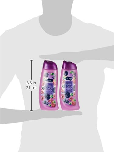 2 Packs Hobby Fresh Care Shower Gel Body Wash|Refreshing Fruits | For Daily Germ Protection & Personal Hygiene | 500ml Gentle Cleansing Delightful Fragrance 500ml