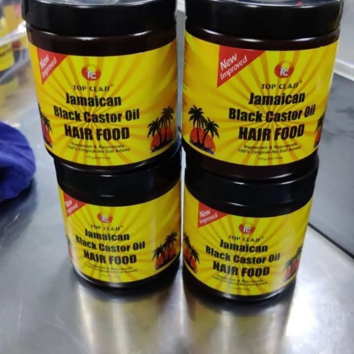 Top Class Jamaican Black Castor Oil Hair Food with coconut and Shea butter Brown Living Coconut Jamaican Black Castor Oil Hair Food Top Class Jamaican Black Castor Oil Hair Food with coconut and Shea