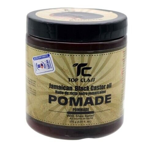 Top Class Jamaican Black Castor Oil -Hair Pomade Stimulate Hair Follicles Hair Growth Hair and Scalp Care Smoothes and Restores Soft Texture Top Class Hair Care