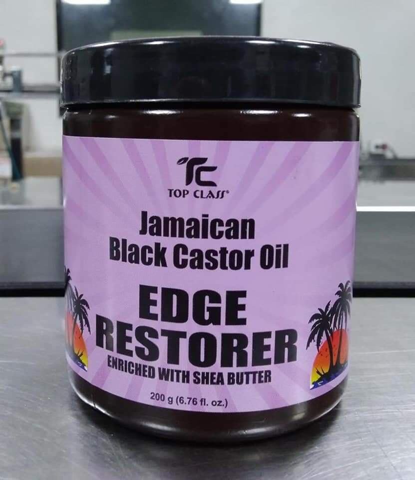 Top Class Edge Restorer Jamaican Black Castor Oil 200g Promote Growth Of Receding Hairline Hair and Scalp Care Jamaican Oil Deep Nourishing Moisturization 200g