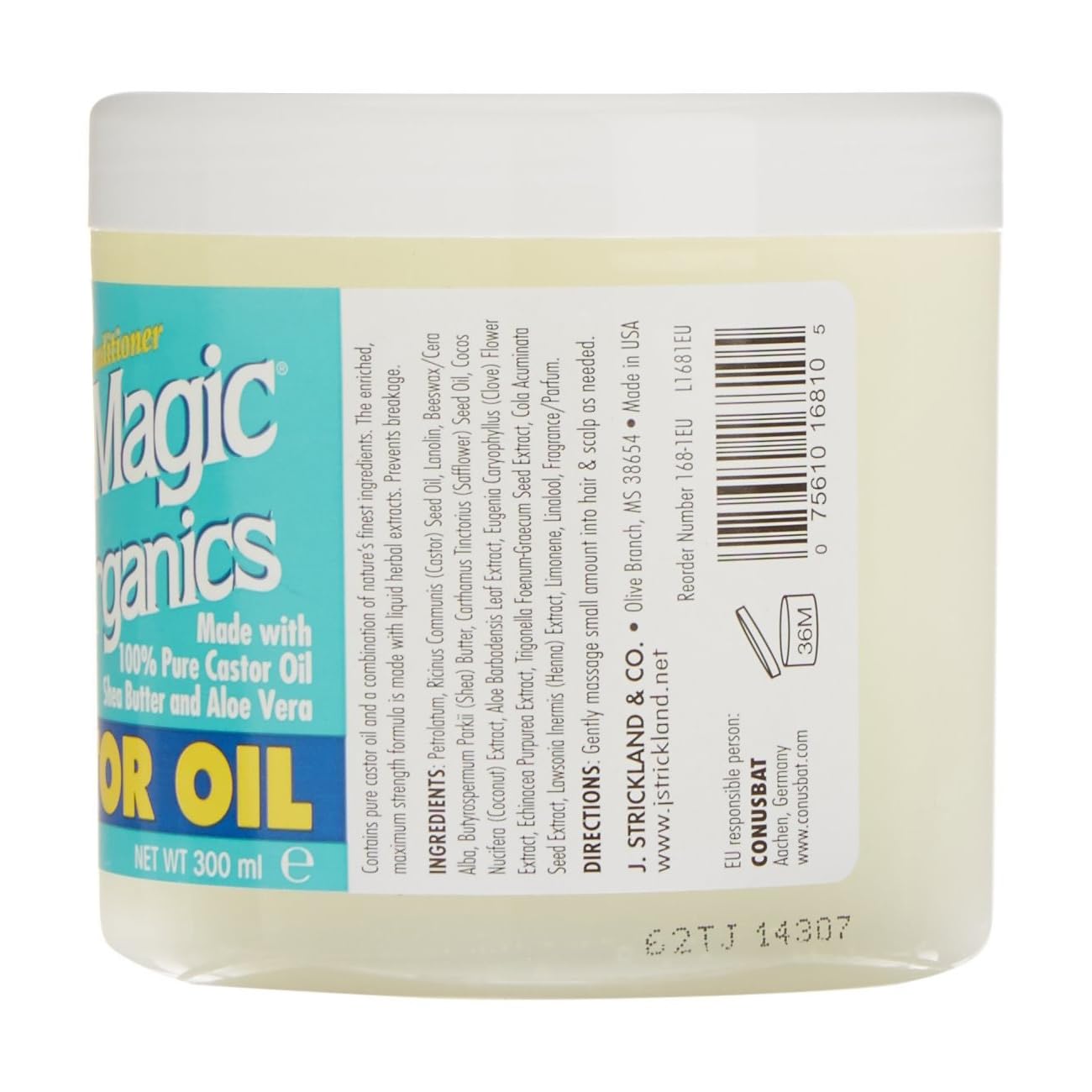 Blue Magic Originals Castor Oil 12 Ounce Jar (340g) Breakage Control Chemically Treated Silicone Free Floral Scented 100% Natural Prevents Breakage Hair and scalp Conditioner 340g