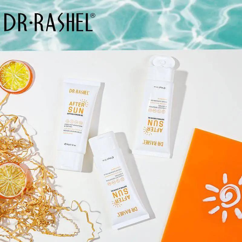 Dr. Rashel After Sun Soothing And Cooling Gel Enriched With Aloe Vera And Vitamin E Reduce Sun Burns Rehydrates The Skin Reduce Redness or Inflammation 60g