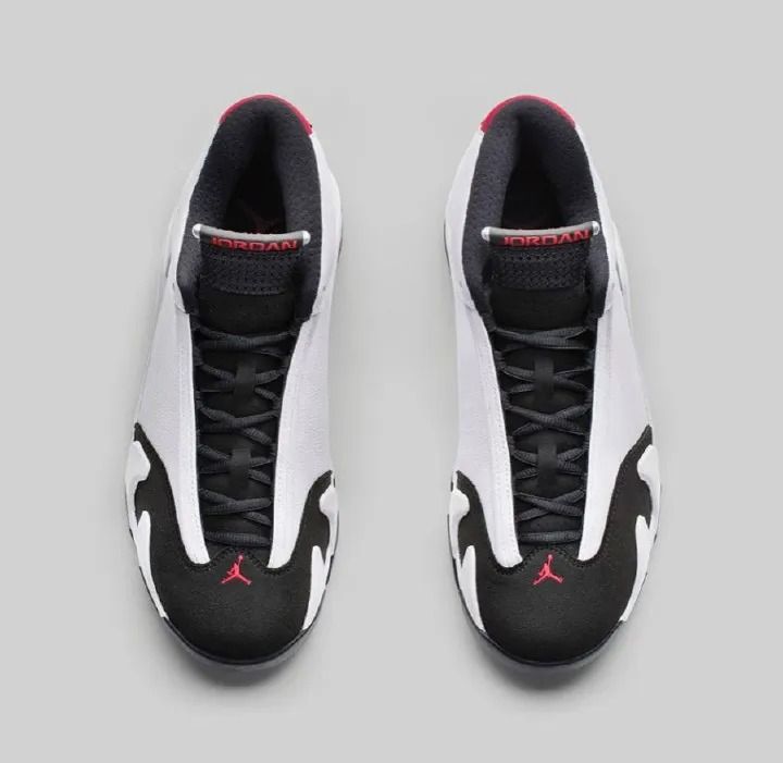 Air Jordan 14 Retro 'Black Toe' 2014 Original Shoes Fashion Sneakers