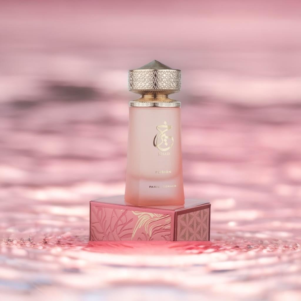 Paris Corner Khair Fusion Lychee Perfume 3.4 Fl Oz Edp Unisex Fragrance Captivating, Seductive, Utterly Irresistible Blackcurrant ,Red Apple, Lychee, Italian Lemon Paris Corner Khair Fusion Perfume