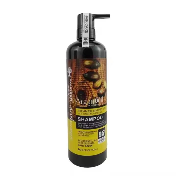 Calodia Aragan Oil Shampoo 900ml Sulfate Free Organic Argan oil And Protein Nourishing Anti Hair Fall Renewal For All Hair Types Nourishing, Anti-Dandruff, Anti-Itching, Refreshing, OIL-CONTROL