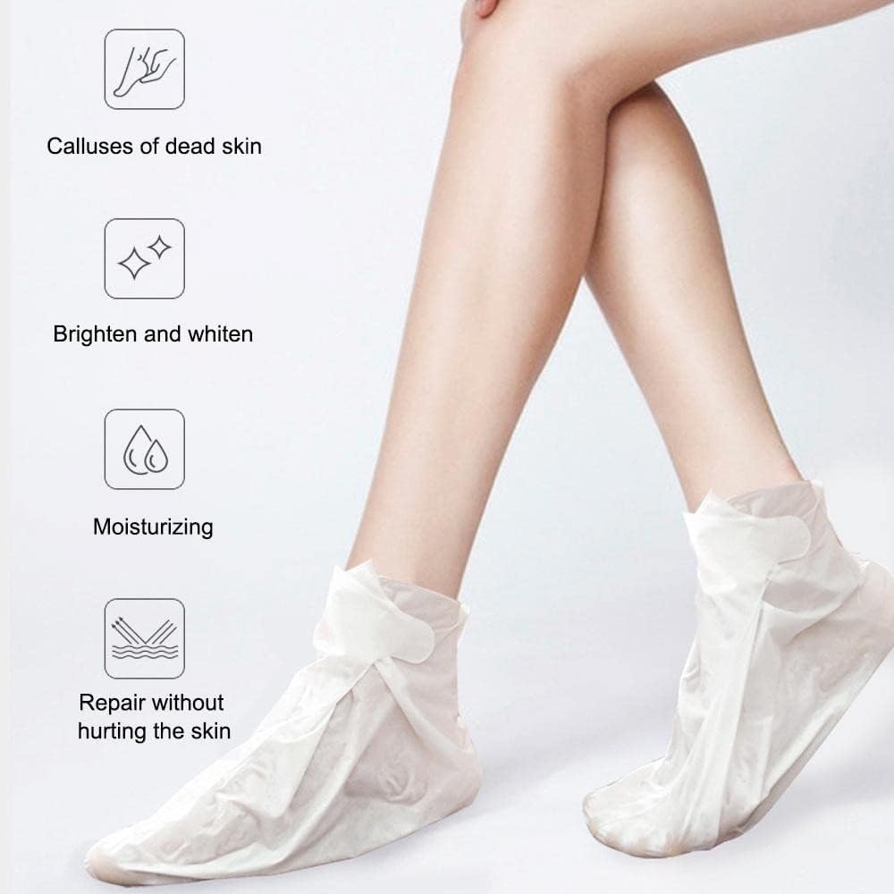 GuanJing Foot Skin Care Foot Mask Socks Peeling Remove Dead Skin Cells Moisturizing Exfoliating Foot Mask Exfoliating Gel Moisturizing For Women and Men 1 Pair